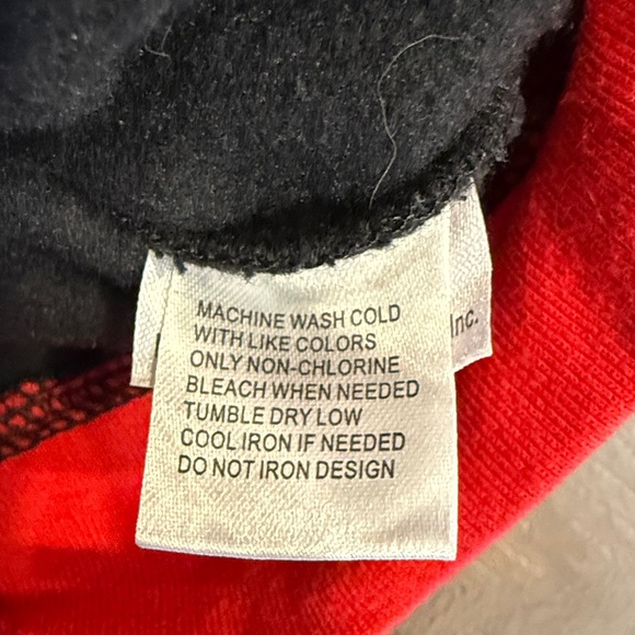 Disney Mickey Mouse Black and Red Kids Hoodie - Picture 5 of 9